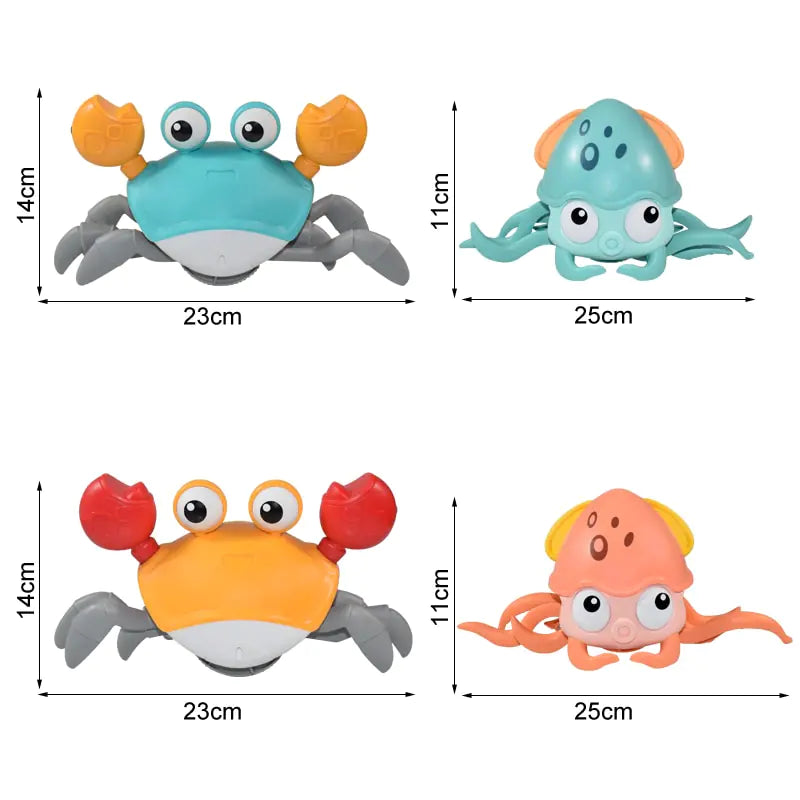 Electronic Crab Octopus Crawling Toy: Educational Toddler Gift