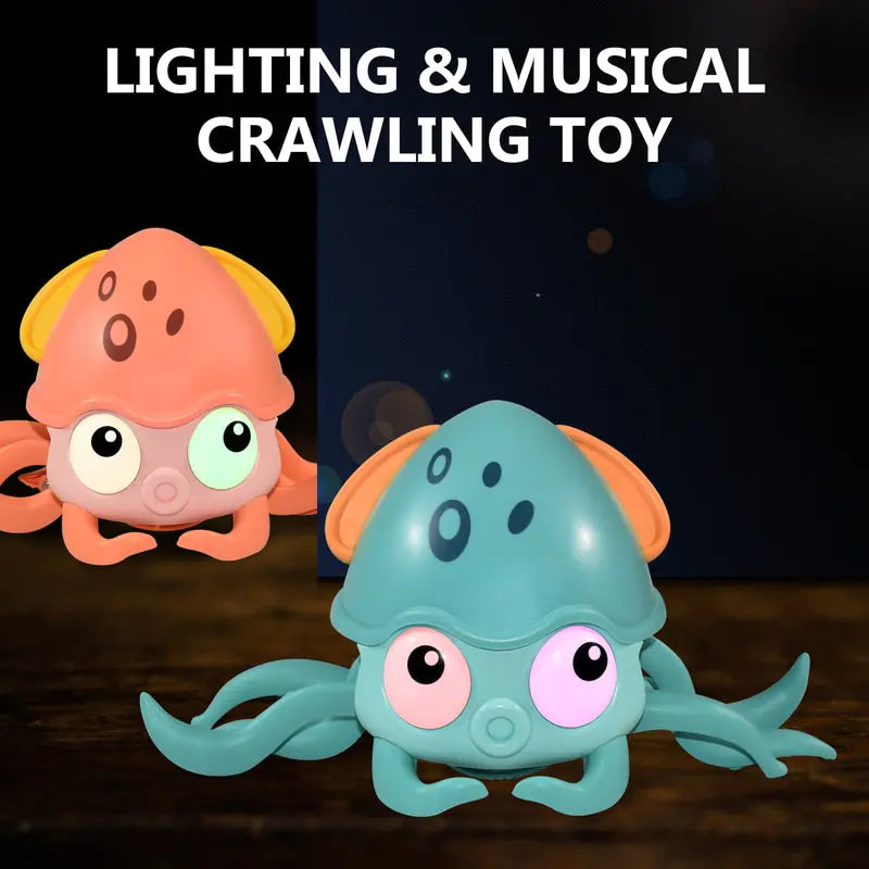 Electronic Crab Octopus Crawling Toy: Educational Toddler Gift